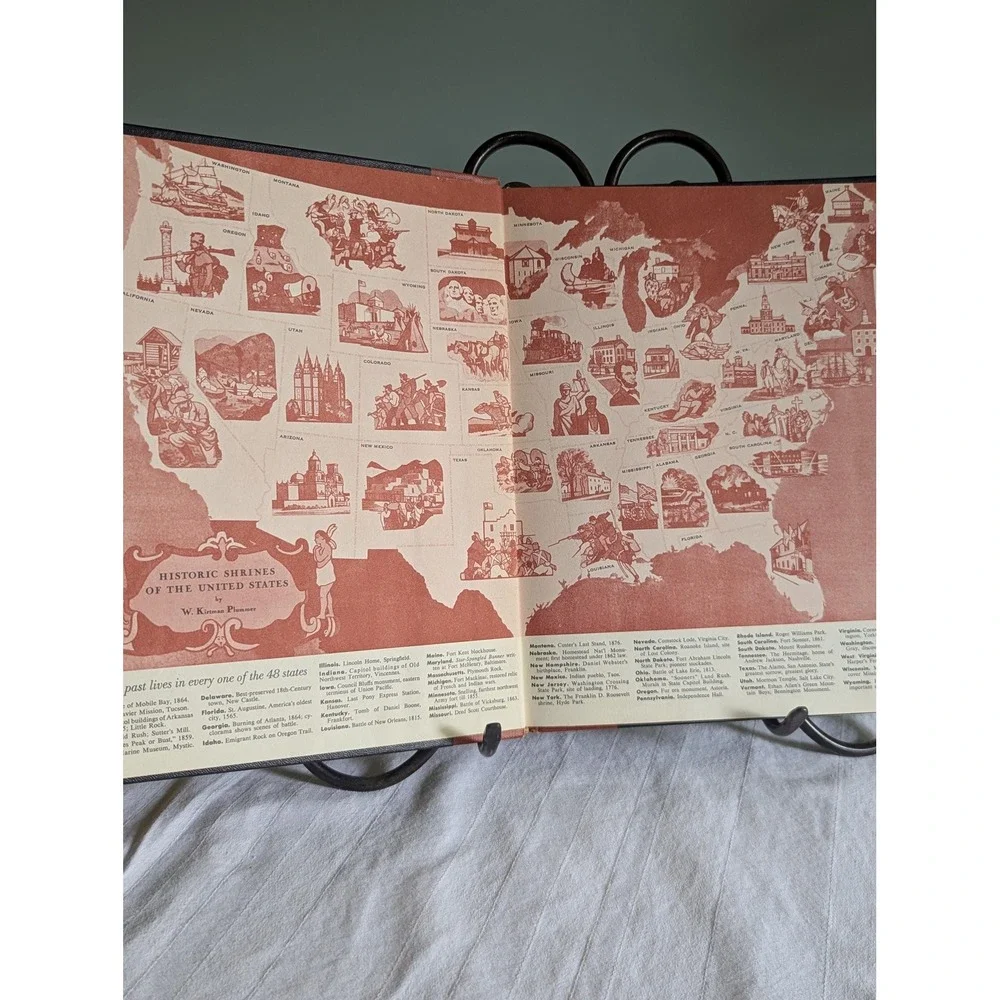 The USA in Color by the editors of HOLIDAY, 1956 Edition